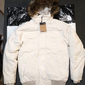 Mens The North Face Coat Gotham III 550 Down Insulated Winter Jacket White